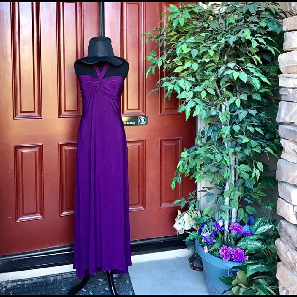Purple dress SZ 10 stretch